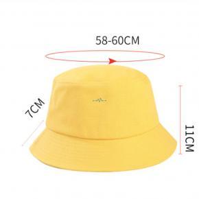 design your own custom embroidery black and white colorful men reversible cotton wide brim adult fisherman bucket hat cap